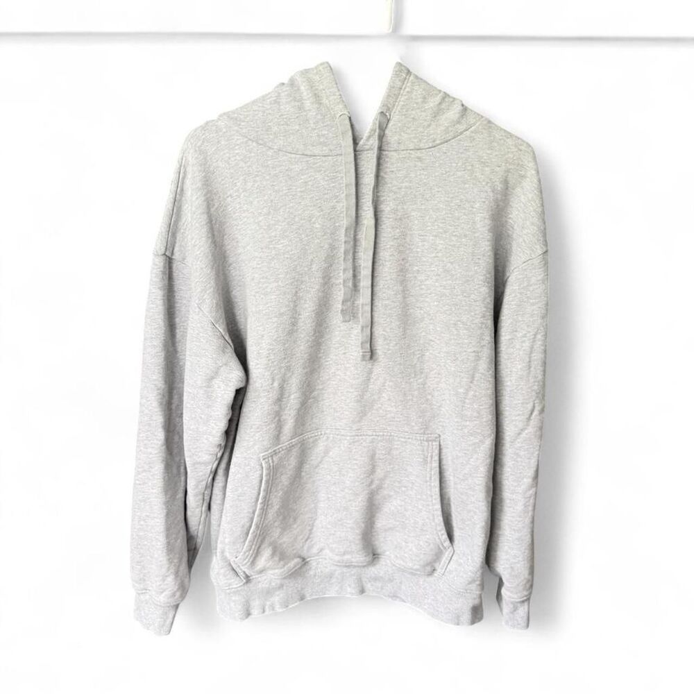 Offline by Aerie Gray Fleece Hoodie Women’s Small Oversized Athleisure Pullover